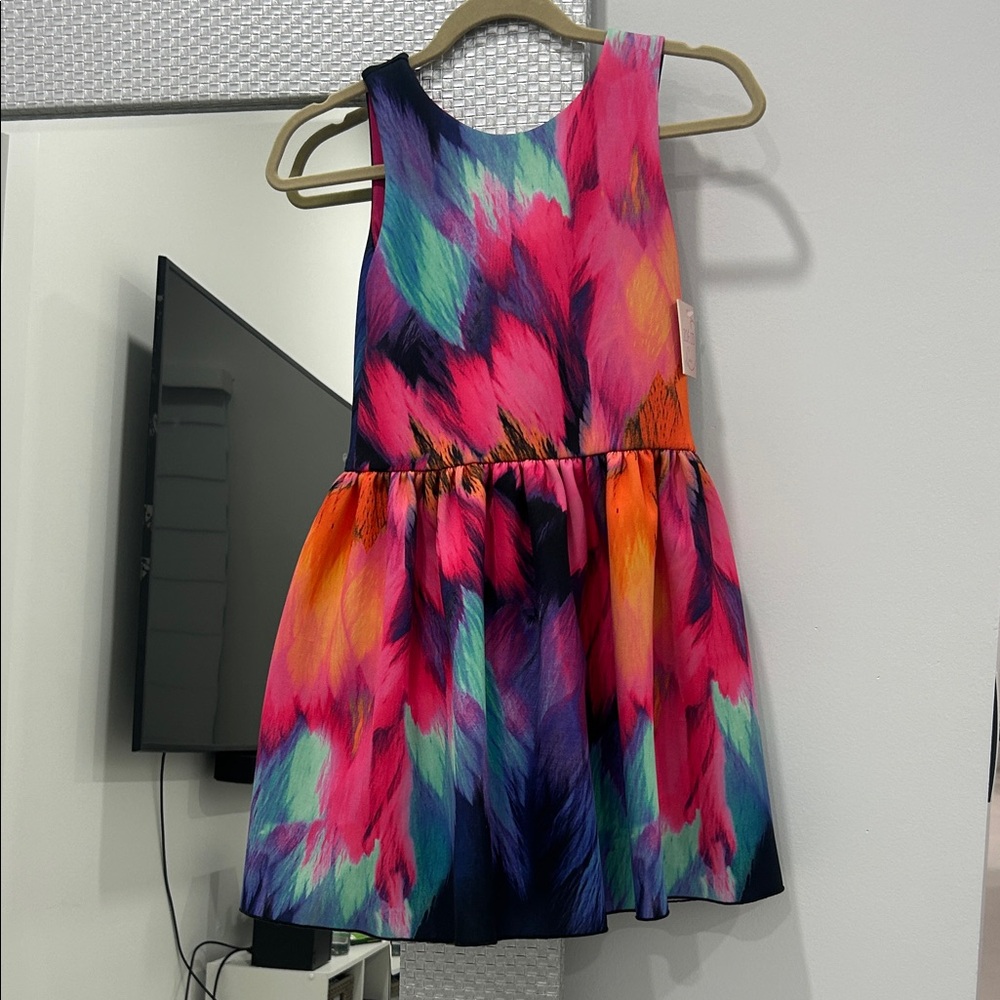 Zoe Ltd Vibrant Multicolor Kids Dress